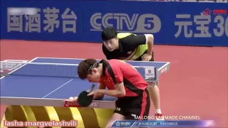 Zhu Cheng vs Ma Long (China Super League 2018)