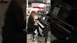 Costco Piano Girl Improv "Bohemian Rhapsody" by Queen