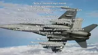 Venäjän ilmavoimien radiokeskustelu Suomen F-18 Hornetin tunnistuslennolla