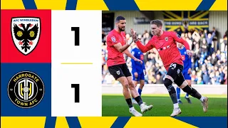 AFC Wimbledon 1-1 Harrogate Town 📺 | Eventful birthday for Ronan as Dons draw 🤝 | Highlights 🟡🔵