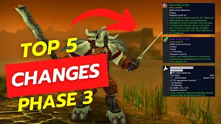 Phase 3 SOD INSANE Changes! Dual Spec, New Raid, Tier Sets, and more! Season of Discovery