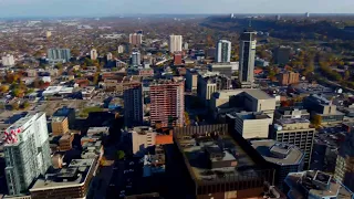 Drone Tour Of Downtown Hamilton Ont. 2022 [4K]
