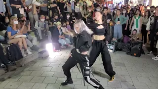 [Kpop Busking in Hongdae] ITZY(있지) "마.피.아. In the morning" dance cover by Alisa, Alina 2022년 6월 4일