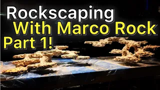 How to Rockscape using Marco Rock and INSTANT HOLD AQUASCAPING GLUE!! Part 1!