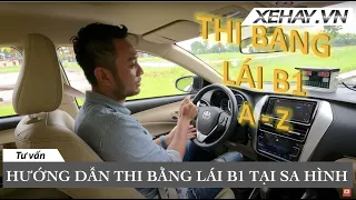 MẸO THI BẰNG LÁI B1 - Hướng dẫn từ A-Z bài thi Sa hình |XEHAY.VN|