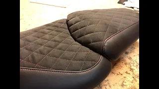 How to re-upholster a motorcycle seat.( Honda NC750X )