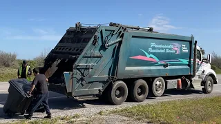 Huge Kenworth Heil Powertrak Garbage Truck on the Peninsula!