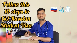Study MBBS abroad 2024|MBBS in Russia for Bangladeshi students|Get Russian Visa by following 10 step