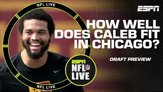 NFL Live dives into Caleb Williams’ fit with the Chicago Bears 🏈