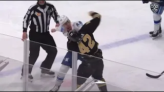 Марк Верба (Адмирал) vs. Даррен Диц (Барыс) Хоккейные Драки КХЛ Hockey Fights