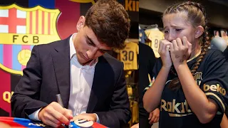 GAVI surprises fans at FCB STORE! 💙❤️