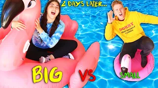 LAST TO LEAVE THE FLOATY WINS! BIG VS SMALL!