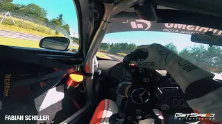 Nürburgring Nordschleife Helmet Cam POV GetSpeed Mercedes AMG GT3 Fabian Schiller