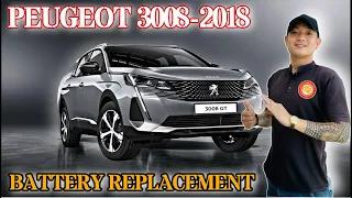 HOW TO REPLACE THE BATTERY PEUGEOT 3008-2018 MODEL