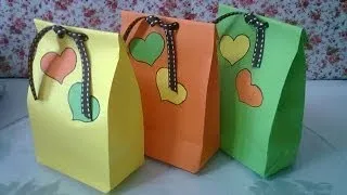 DIY #1 | Cute Paper Bags For Gift ♥