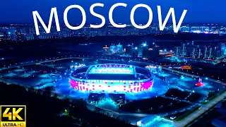 Moscow Russia | Moscow 4k Nights | Moscow 2024 - 4k Ultra HD