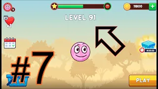 Red Ball 5 - Gameplay Walkthrough Part 7 - Levels 91 - 105 (Android, iOS)