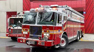 🌟 FIRST RUN 🌟 FDNY BRAND NEW RESCUE 2 Responding using Yelp to a 10-75