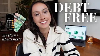 I'm debt free! ... now what? | My Debt Free Journey 💸 *$55,000 total*