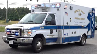 American Legion Ambulance Service B 64 Responding