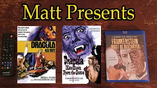 Matt Presents: Dracula AD 1972, Dracula Has Risen from the Grave, Frankenstein Must Be Destroyed