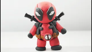 Haz tu propio Deadpool chibi de plastilina FÁCIL, paso a paso explicado