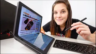 el PORTÁTIL del FUTURO con PANTALLA PLEGABLE -Lenovo Thinkpad X1 FOLD unboxing-