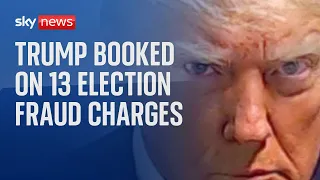 United States: Trump booked on 13 election fraud charges