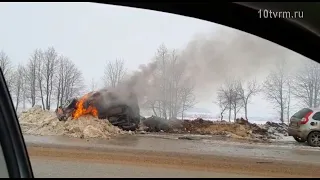 ДТП на дороге Саранск - Рузаевка | Road accident on the Saransk-Ruzaevka road