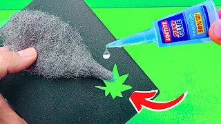 Super Glue and steel wool - stronger than steel