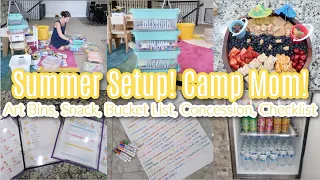 Summer Setup, Mom Hacks & Must Haves!Art Bins, Bucket List, Concession, Checklist, Snacks, Amazon Fa
