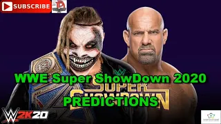 WWE Super ShowDown 2020 Universal Championship The Fiend Bray Wyatt vs Goldberg Predictions WWE 2k20