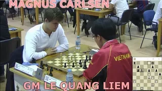 VERY HARD ENDGAME!!! MAGNUS CARLSEN BEATS WORLD BLITZ CHAMPION 2013 - GM LE QUANG LIEM IN 103 MOVES