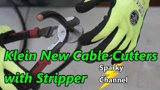 Klein New Cable Cutters with Stripper J63050