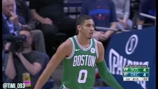 Jayson Tatum Highlights vs Oklahoma City Thunder (13 pts, 6 reb, 3 ast)