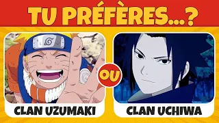 Tu préfères...? Édition Naruto 🍥💥