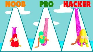 NOOB vs PRO vs HACKER - Mermaid Stack!