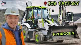 JCB's new Hydrogen engines | I visited the JCB factory (subtitles)