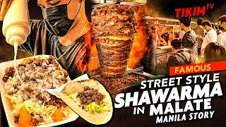 Blockbuster STREET FOOD SHAWARMA in MALATE | BabeMike Shawarma Story | TIKIM TV