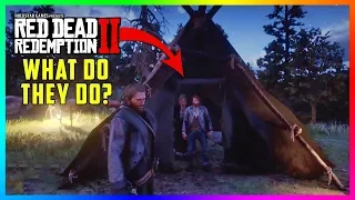 What Happens If Arthur Spies On Sean & Karen Inside Of Their Tent In Red Dead Redemption 2? (RDR2)