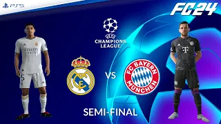 Real Madrid - Bayern Munich ⚽️ Champions League Semi-final 2023/24 FC 24 ft. Bellingham, Kane