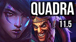 APHELIOS & Bard vs DRAVEN & Thresh (ADC) | 8/1/12, Quadra, Godlike | KR Grandmaster | v11.5