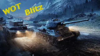 Wot Blitz Катаемся и обкатываем "FCM 50 t и T26E4@