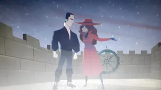 Carmen Sandiego season 2: Carmen and Shadowsan arguing with each other