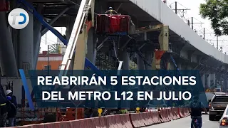 Gobierno CdMx prevé reapertura de 5 estaciones de Línea 12 del Metro en esta fecha