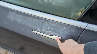 quickly open frozen model 3 door handle