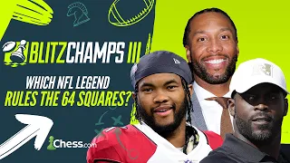 NFL Legends Tussle On The 64 Squares! ft. Fitzgerald Jr, Kyler Murray, Chido & More! BlitzChamps III