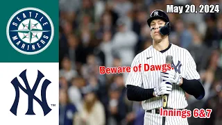 Mariners vs Yankees [Innings 6&7] May 20, 2024 GAME Highlights | MLB Highlights | 2024 MLB Season