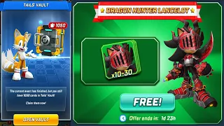Sonic Forces Mobile - Collect Huge Sir Galahad Box - New Event with Dragon Hunter Lancelot hunt max