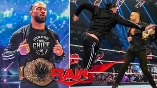 Roman Reigns Returns And Wins World Heavyweight Championship On Raw 2024 ? Roman Reigns Vs Damian ?